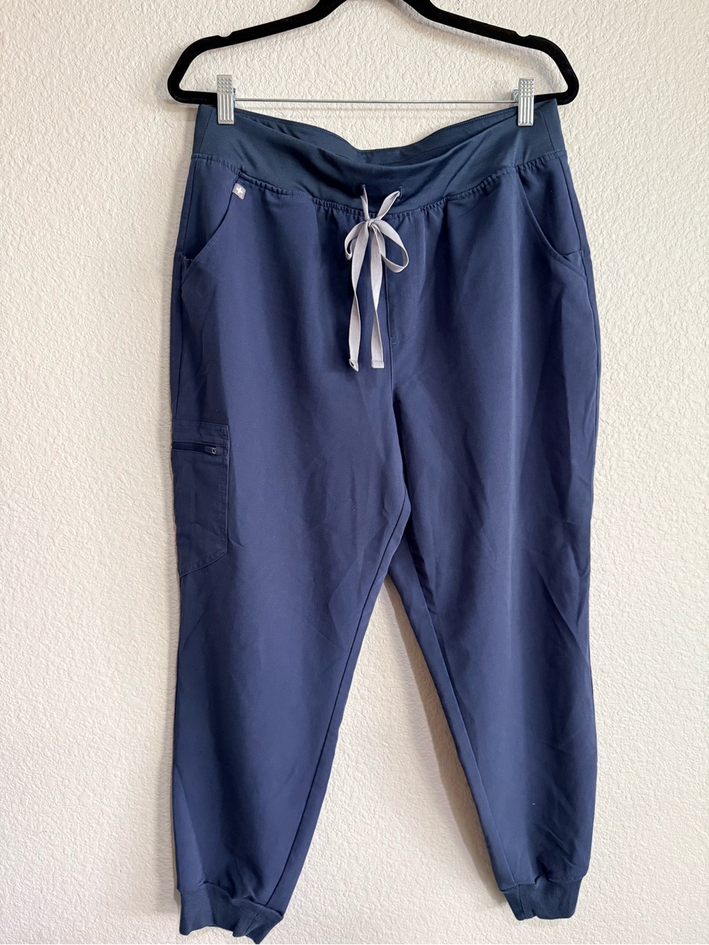 FIGS XL navy blue Drawstring Scrub Pants 27 inseam